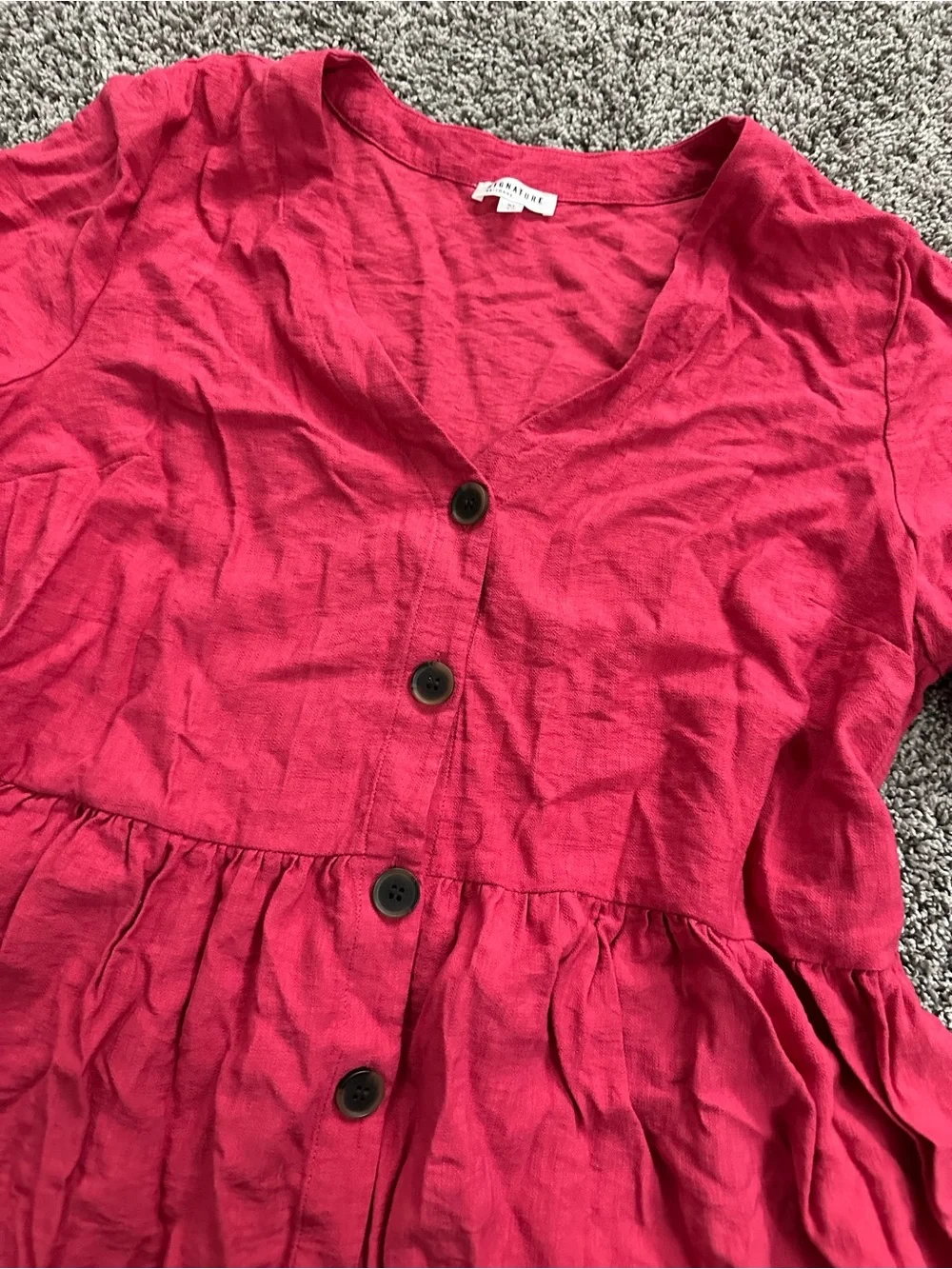Reitmans Hot Pink Doll Dress (XL) - Picture 3 of 6